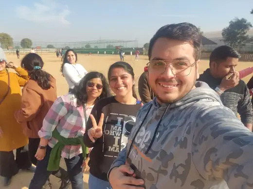 Day out with the team