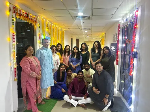 Festive evening with the team