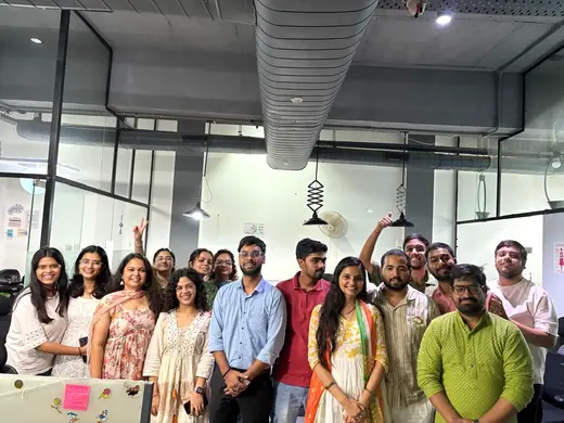 The team at the office