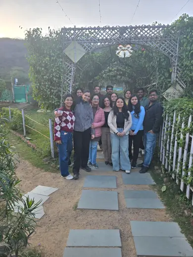 Garden walk at the offsite