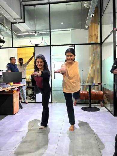 Yoga at work